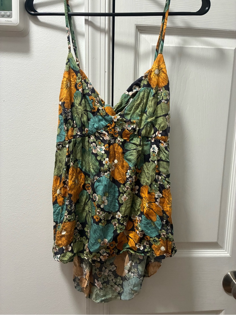 Floral V-Neck Spaghetti Strap Top